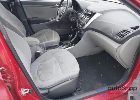 2012 Hyundai Accent Se z USA, uszkodzony, nr VIN KMHCU5AE1CU023837